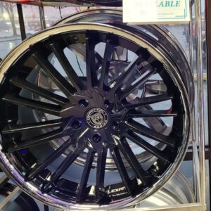 Lexani and Artis rims pallet of 20 to 28 inch aftermarket wheels wrapped for shipping from Save More Liquidations