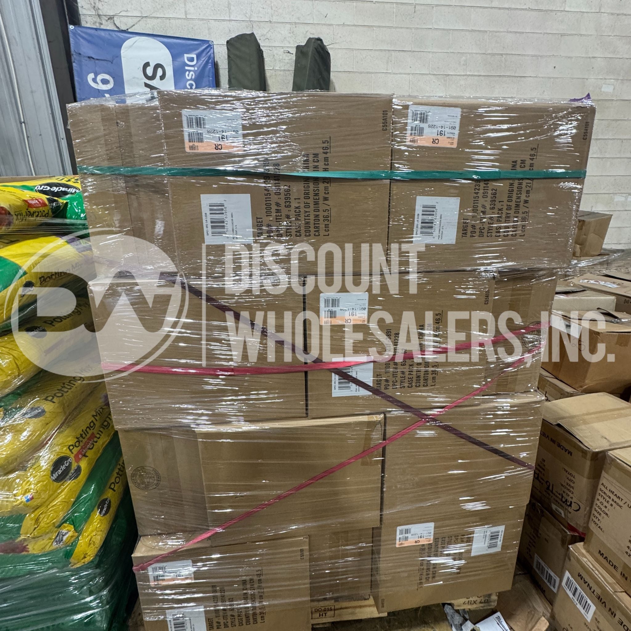 TGT General Merchandise Case Pack (26 Pallet Per Truck) Target case pack truckload of 26 pallets of sealed general merchandise loaded for freight from Save More Liquidations