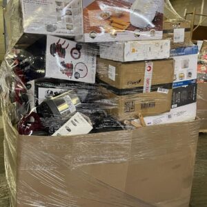 Wholesale cookware sets lot of branded pots and pans arranged for shipping from Save More Liquidations