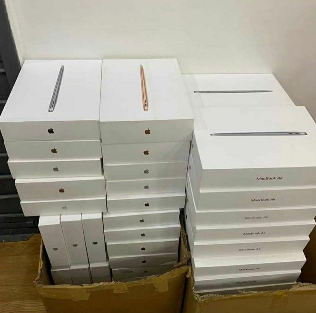 MacBook Air pallets MacBook Air pallet of assorted Apple laptops boxed for shipping from Save More Liquidations