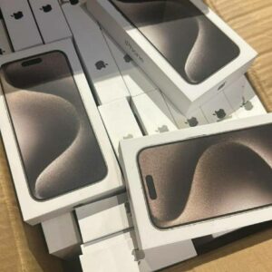 iPhone 15 Pro Max pallet of titanium Apple flagships boxed for shipping from Save More Liquidations