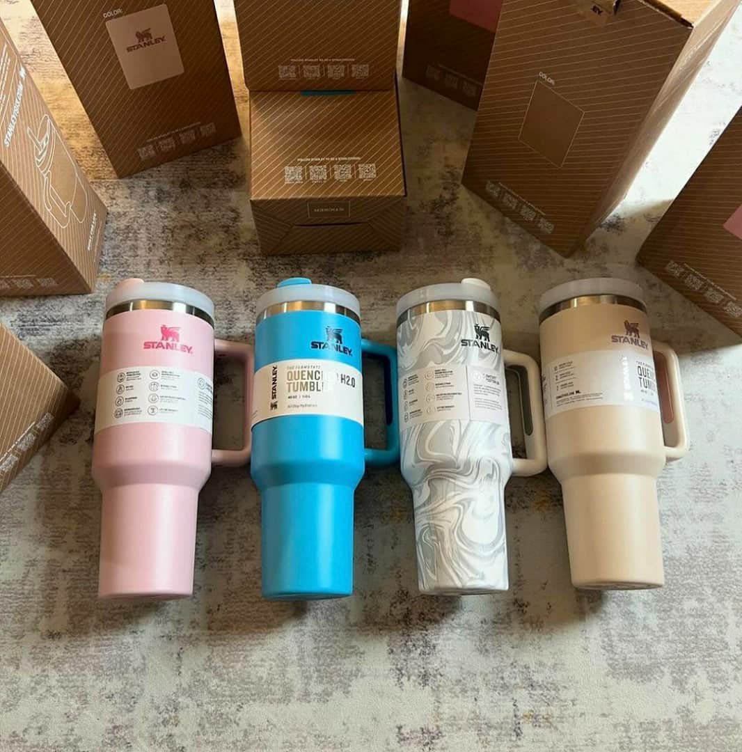 Stanley starbucks cups Wholesale Stanley cups tumbler pallet arranged for shipping from Save More Liquidations