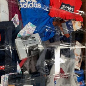 Sams Club clothing pallet — single pallet of Sams Club apparel overstock including Members Mark store brand and national brand overstock at club-store quantities