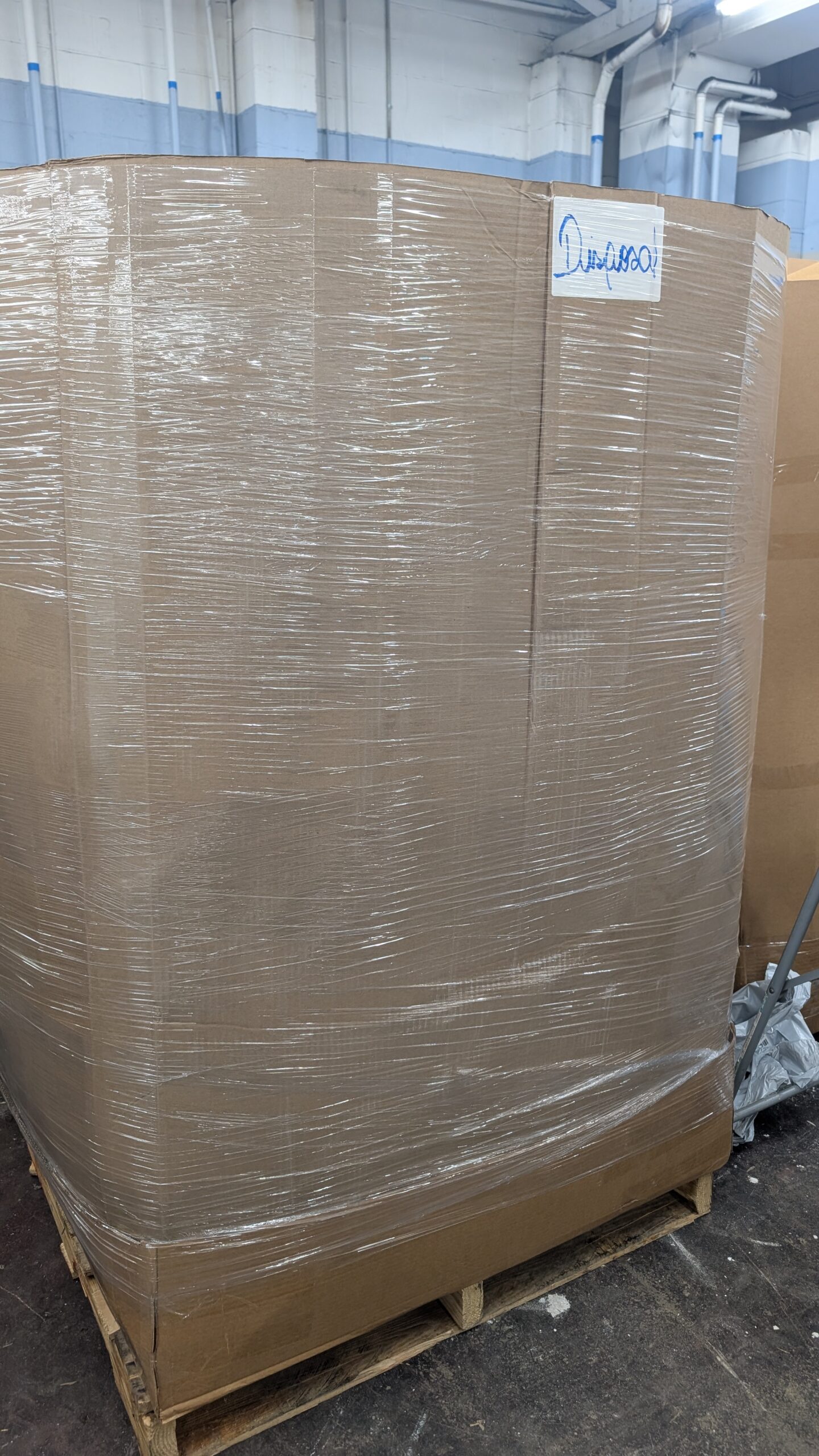 Craft/Sewing Craft and sewing pallet of mixed craft supplies and sewing notions wrapped for shipping from Save More Liquidations