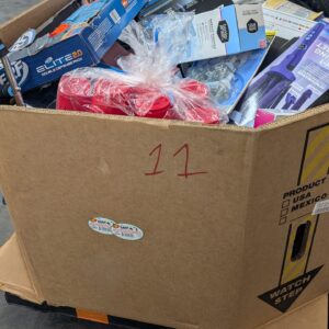 BJs Smalls pallet of high-piece-count small items shrink-wrapped for shipping from Save More Liquidations