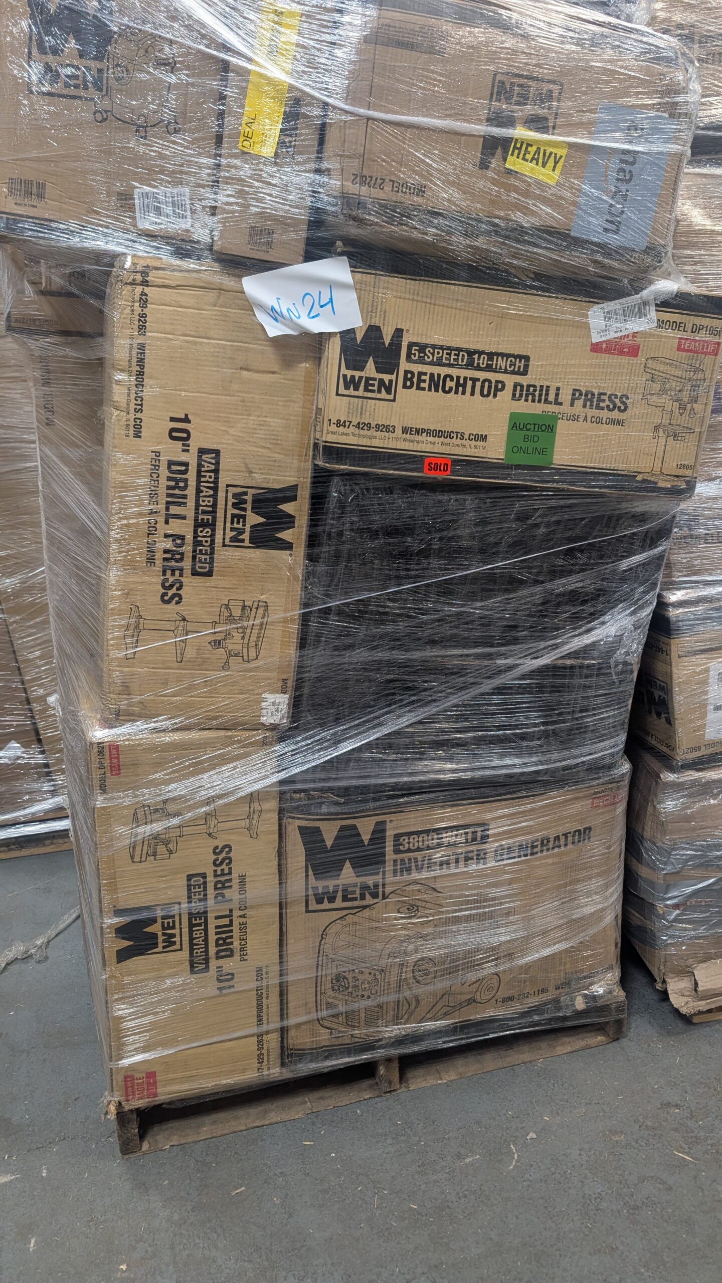WEN !!!! – WN24 Wen haircare lot of cleansing conditioner and haircare products arranged for shipping from Save More Liquidations