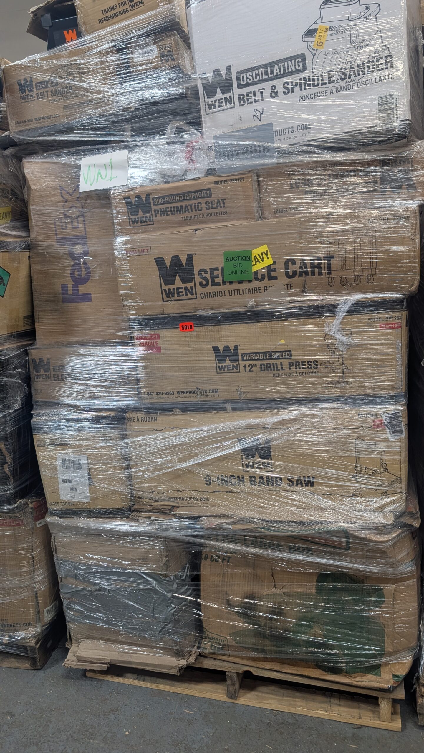 WEN !!!! – WN1 Wen haircare lot of cleansing conditioner and haircare products arranged for shipping from Save More Liquidations
