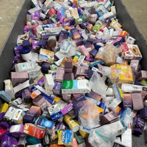 HBA pallet — single pallet of health and beauty aids overstock including personal care, OTC medications, skincare, beauty, and hair care from drugstore overstock