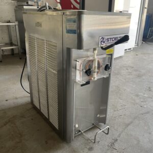 Ice cream machines pallet of soft-serve and frozen-treat equipment wrapped for shipping from Save More Liquidations