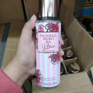Victoria Secret perfume pallet of 280 body mists and fragrance units arranged for shipping from Save More Liquidations