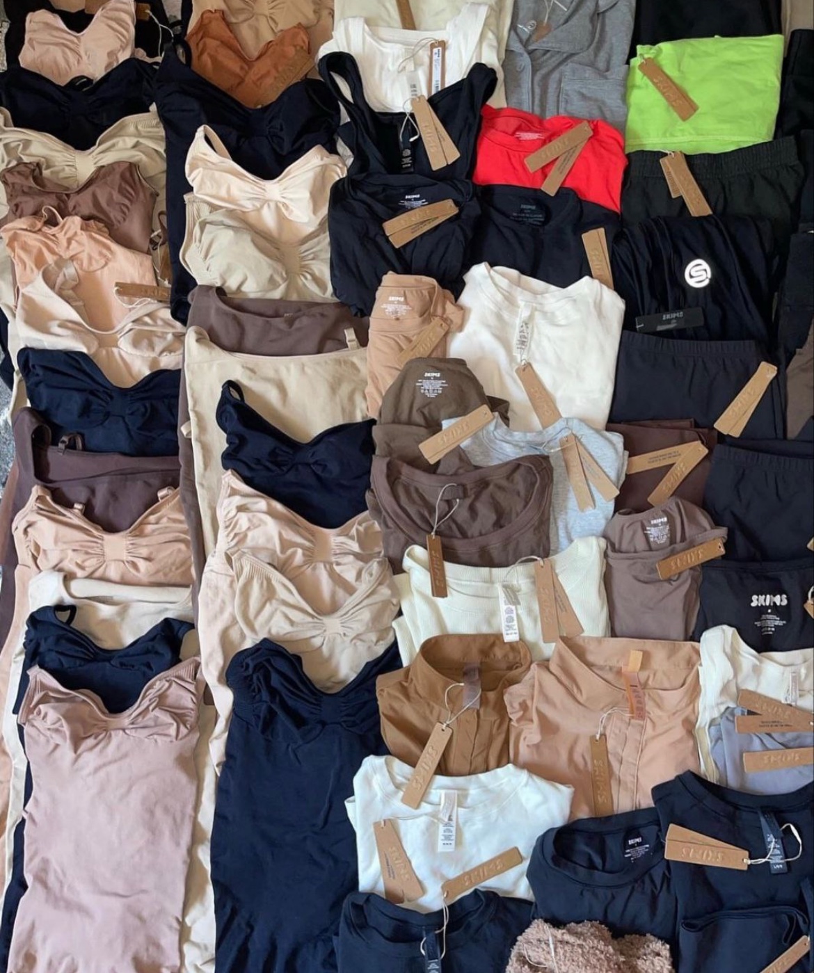img_0210-2 SKIMS wholesale pallet — 220 to 250 pieces of authentic SKIMS shapewear, intimates, loungewear, and Soft Lounge apparel on Save More wholesale pallet