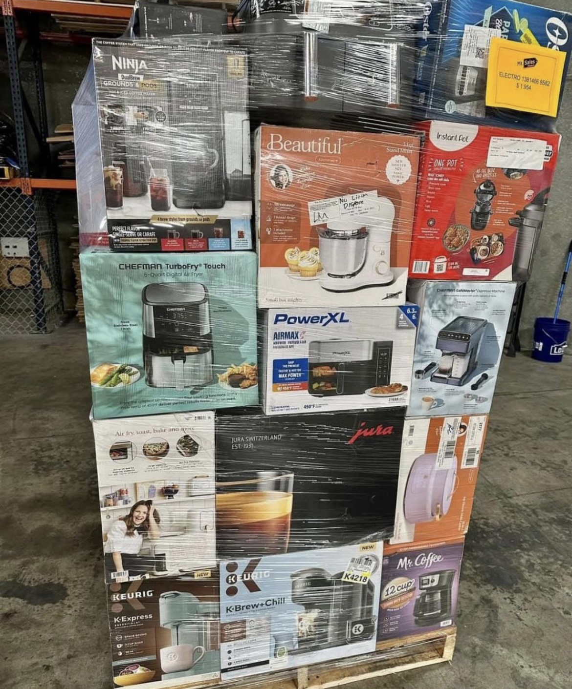 img_0221 Wholesale kitchen appliances lot of 150 mid-size electrics boxed for shipping from Save More Liquidations