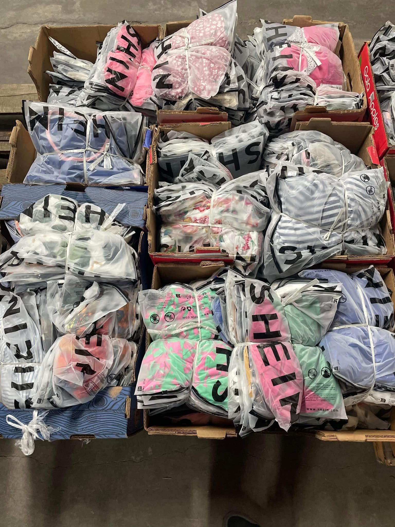 img_2205.jpeg SHEIN clothing pallet — 1,000-piece pallet of authentic SHEIN DTC apparel including womens fashion, SHEIN Men, SHEIN Kids, and SHEIN Curve plus-size lines
