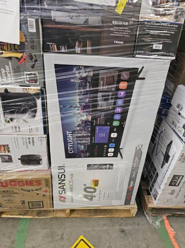 img_2397.jpeg Wally World pallet — single pallet of Walmart cross-category overstock including home goods, personal care, beauty, apparel, toys, kitchen, and hardware