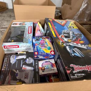 Target kids toys pallet of liquidation childrens toys wrapped for shipping from Save More Liquidations