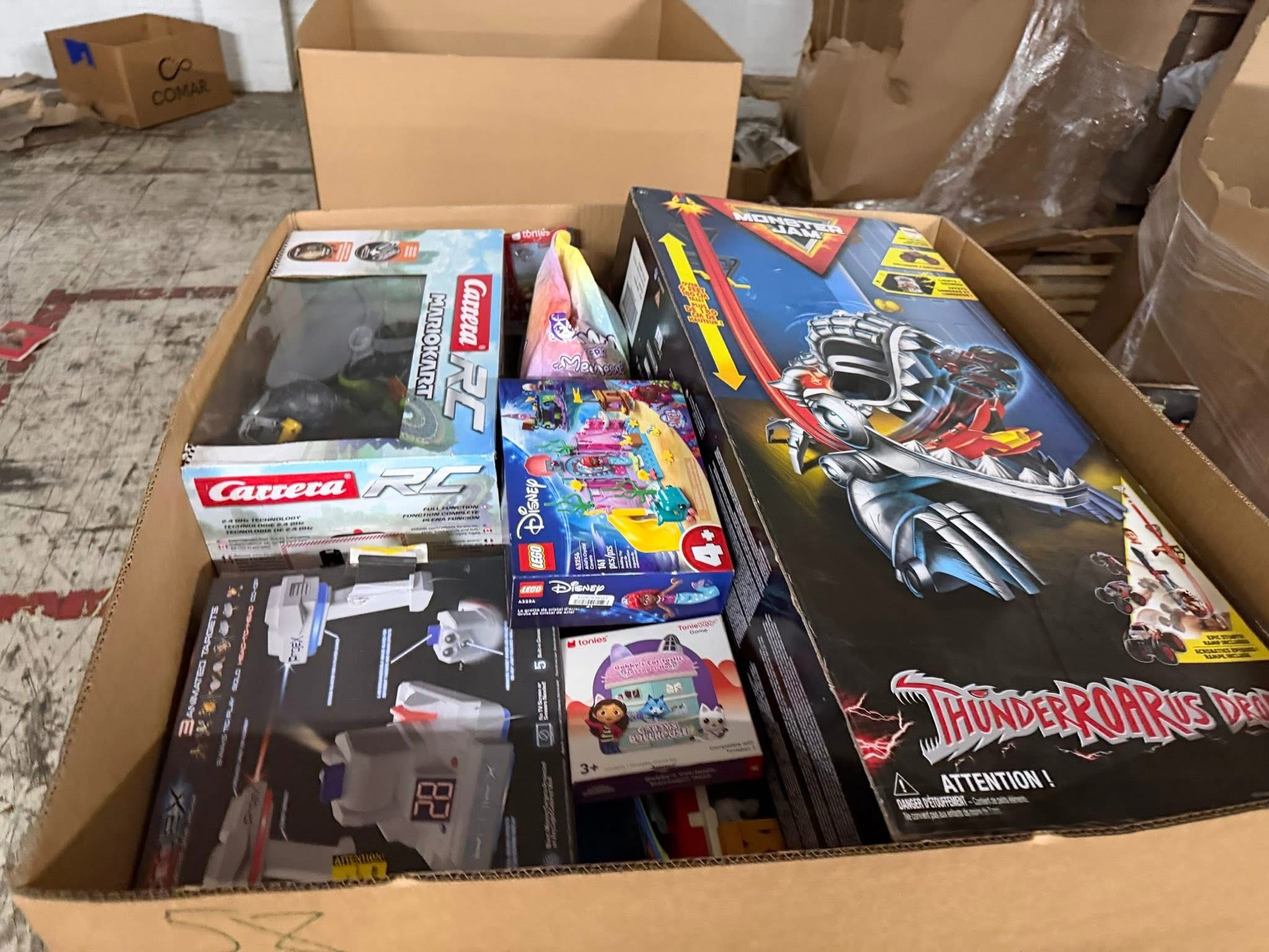 img_4757 Target kids toys pallet of liquidation childrens toys wrapped for shipping from Save More Liquidations