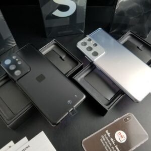 Samsung Galaxy S21 Ultra pallet of flagship Android phones boxed for shipping from Save More Liquidations