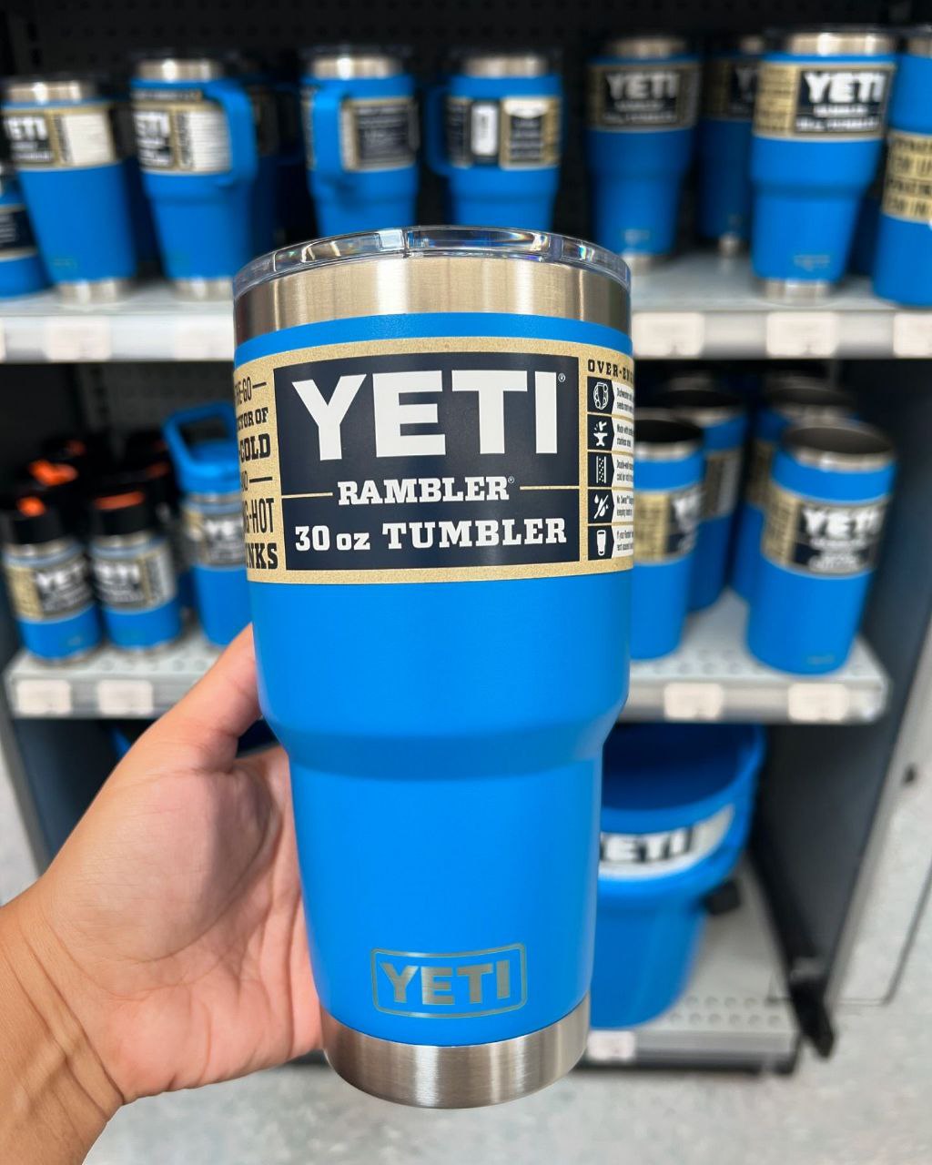 Mixed Tumblers Wholesale Pallet Mixed tumblers pallet of assorted insulated drinkware arranged for shipping from Save More Liquidations
