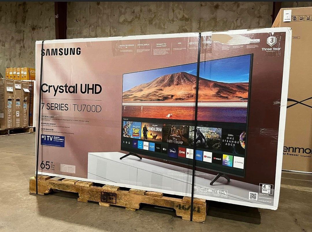 Wholesale TV Pallets ( 10 mixed TVs 32 to 85 inches $900 ) Wholesale TV pallet of 10 mixed televisions 32 to 85 inches boxed for shipping from Save More Liquidations