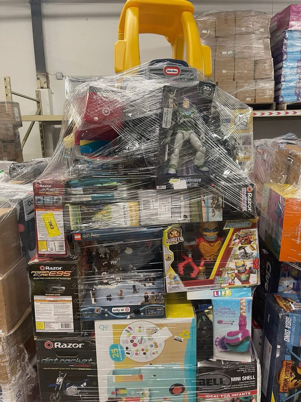 Wholesale Toys Pallet(200 mixed toys @ $550) Wholesale toys pallet of 200 mixed toys boxed for shipping from Save More Liquidations