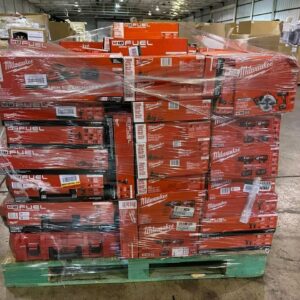 Wholesale Milwaukee tools lot of 150 mixed tools and accessories boxed for shipping from Save More Liquidations