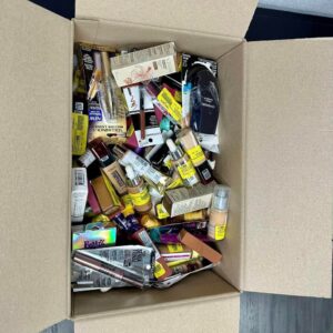 Wholesale cosmetics lot of 50 sealed beauty units boxed for shipping from Save More Liquidations