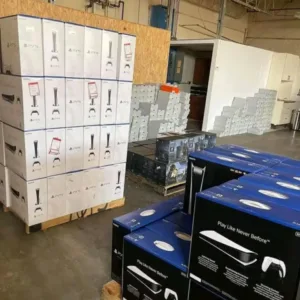 PS5 pallets — 10-piece pallet of PlayStation 5 console units across Disc Edition and Digital Edition with original Sony packaging