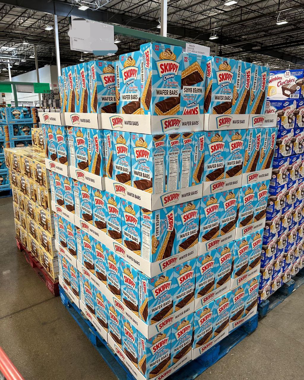 Wholesale Snacks Liquidation Pallets Snacks liquidation pallet of chips candy and shelf-stable snacks wrapped for shipping from Save More Liquidations