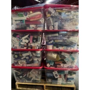 Sorted health and beauty pallet — single pre-sorted manifested pallet of sorted HBA inventory across personal care, OTC, skincare, beauty, and hair care categories