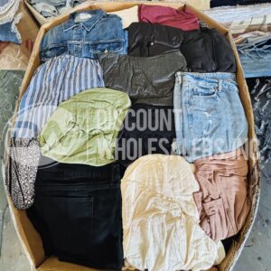 Plus size clothing pallet of 300 recognized-brand womens pieces folded for shipping from Save More Liquidations