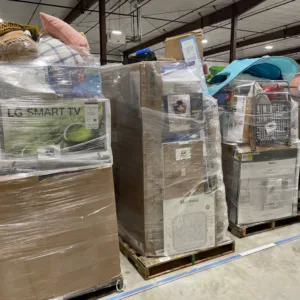 Target bulk truckload — 24 mixed pallets of premium-tier Target overstock and customer-return general merchandise with small appliance and electronics weighting