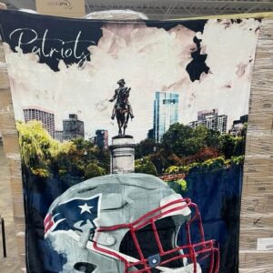 NFL New England Patriots Fleece Blanket Liquidation Pallet